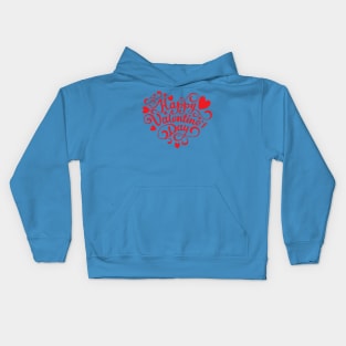 Happy Valentine Day 2021 Valentine Gift Idea Kids Hoodie